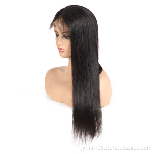 Wholesale human hair lace front wigs,Unprocessed Virgin Cuticle Aligned lace wig ,natural human hair wig For Black Woman